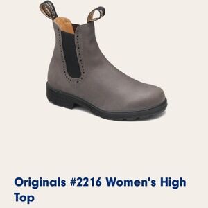 New Women's Tall Grey Blundstone Boots